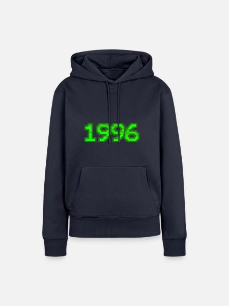 Nerd 1996 - Frauen Premium Bio Hoodie - Navy