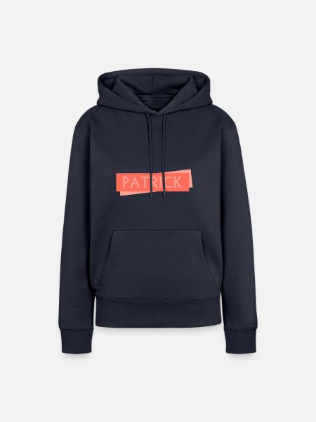 Name Patrick - Frauen Premium Bio Hoodie - Navy
