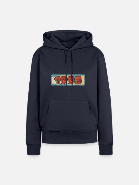 1995 - Frauen Premium Bio Hoodie - Navy