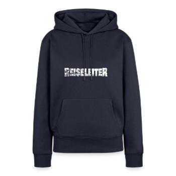 Berufung als Reiseleiter - Frauen Premium Bio Hoodie - Navy - Vorne - Julia (174cm)