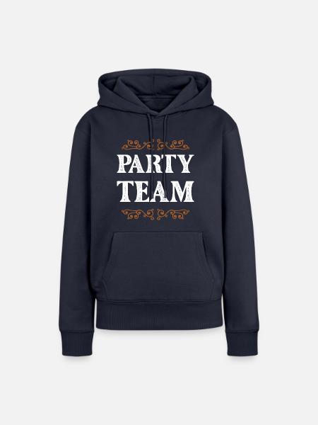 Party Crew - Frauen Premium Bio Hoodie - Navy