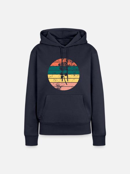 Rose - Frauen Premium Bio Hoodie - Navy