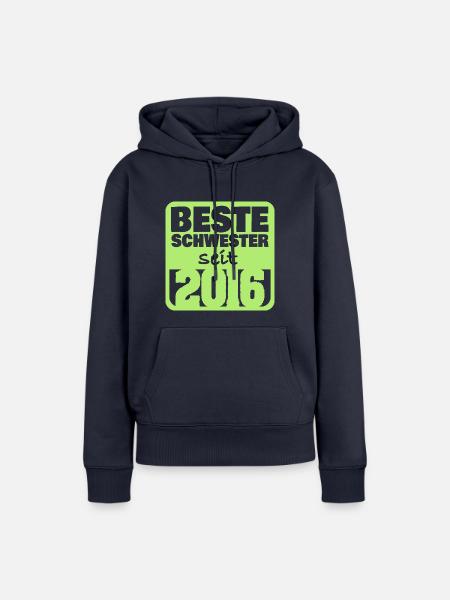 2016 - Frauen Premium Bio Hoodie - Navy