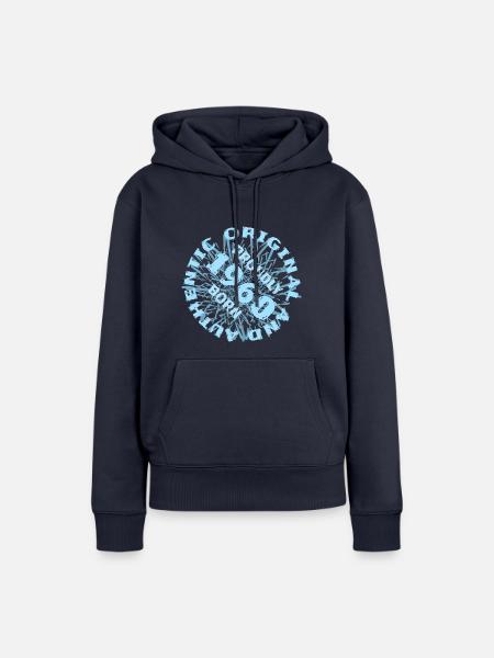 Jahr 1960 - Frauen Premium Bio Hoodie - Navy