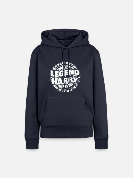 Harry - Frauen Premium Bio Hoodie - Navy