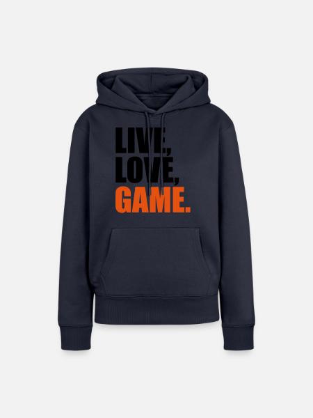 gamer - Frauen Premium Bio Hoodie - Navy