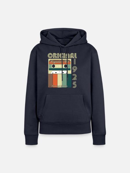 Legendäres Jubiläum von 1925 - Frauen Premium Bio Hoodie - Navy