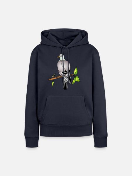 Vogel - Frauen Premium Bio Hoodie - Navy