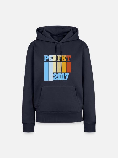 Perfekt 2017 - Frauen Premium Bio Hoodie - Navy