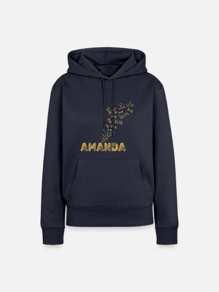 Boot Amanda - Frauen Premium Bio Hoodie - Navy