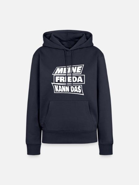 Geschenk für Frieda - Frauen Premium Bio Hoodie - Navy