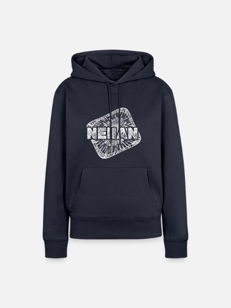 Nelian als Sternenstaub - Frauen Premium Bio Hoodie - Navy