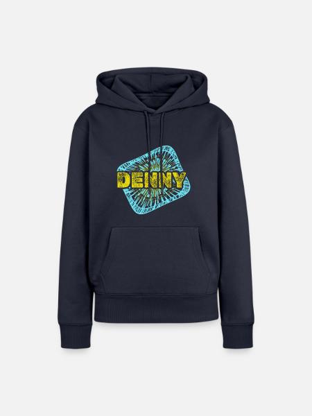 Freizeit Denny - Frauen Premium Bio Hoodie - Navy