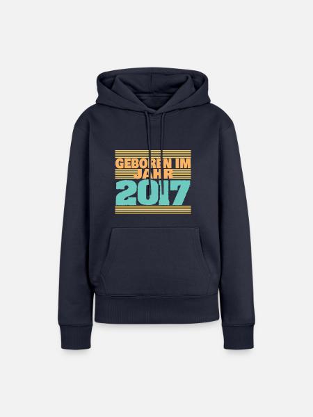 2017 - Frauen Premium Bio Hoodie - Navy