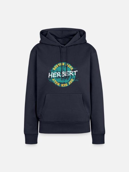 Herbert - Frauen Premium Bio Hoodie - Navy