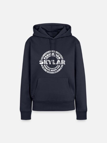 Perfekt Skylar - Frauen Premium Bio Hoodie - Navy
