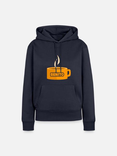 Teetasse Benito - Frauen Premium Bio Hoodie - Navy