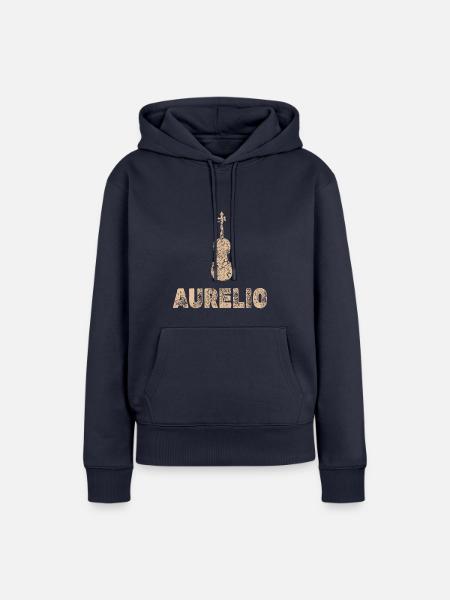 Bratsche Aurelio - Frauen Premium Bio Hoodie - Navy