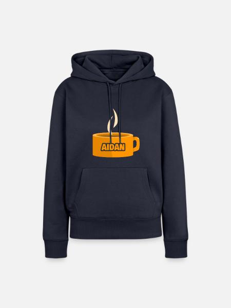 Teetasse Aidan - Frauen Premium Bio Hoodie - Navy