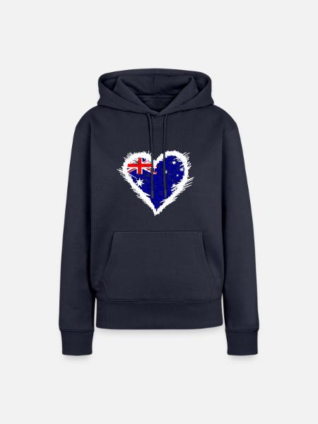 Australien - Frauen Premium Bio Hoodie - Navy