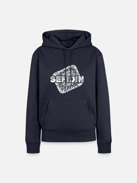 Geburt Sefidin - Frauen Premium Bio Hoodie - Navy