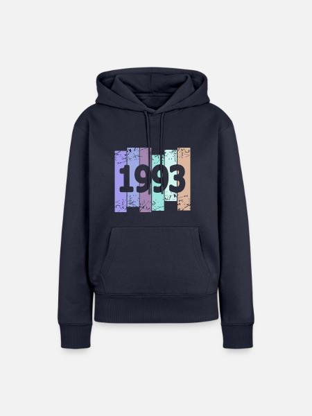 Grufti 1993 - Frauen Premium Bio Hoodie - Navy