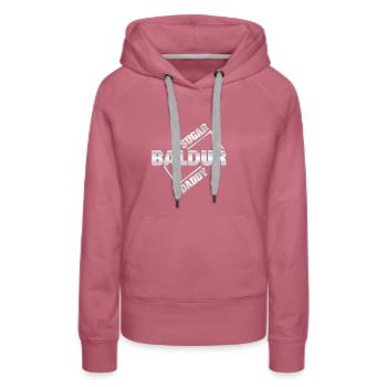Sugar for Baldur Sugardaddy Daddy - Women’s Premium Organic Hoodie - mauve - Front - Isabella (175cm)