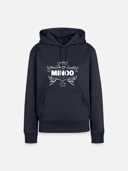Mädchenname Minoo - Frauen Premium Bio Hoodie - Navy