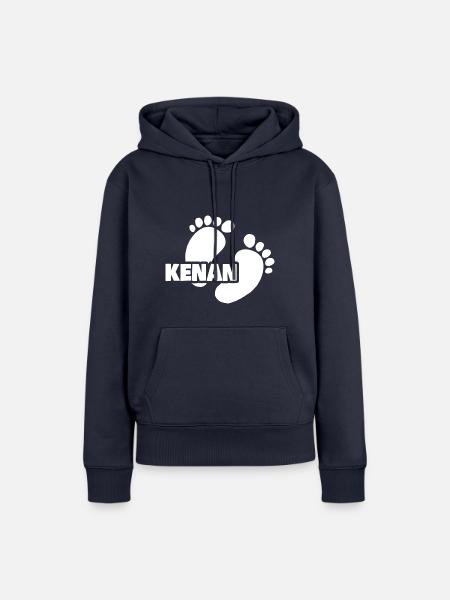 Geburt Kenan - Frauen Premium Bio Hoodie - Navy