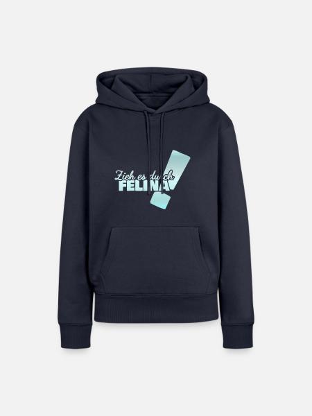 Kopie als Vorname - Frauen Premium Bio Hoodie - Navy