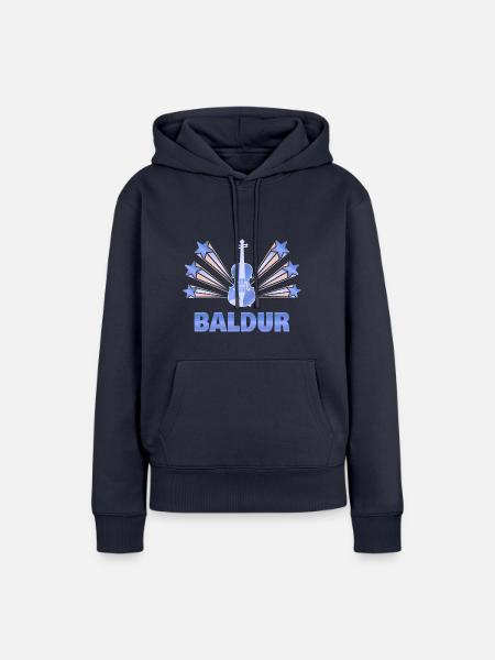 Geige Baldur - Frauen Premium Bio Hoodie - Navy