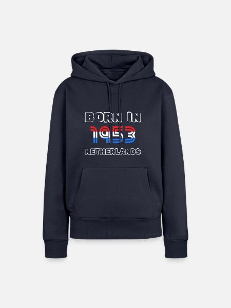 Netherlands 1953 - Frauen Premium Bio Hoodie - Navy