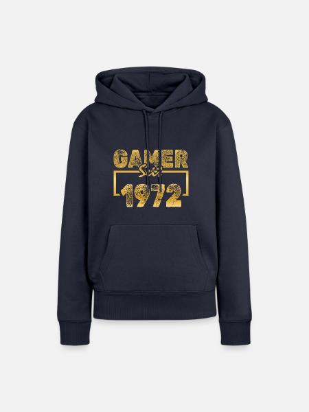 1972 - Frauen Premium Bio Hoodie - Navy