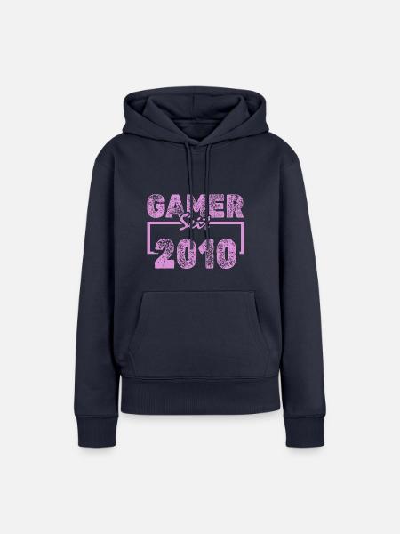 2010 - Frauen Premium Bio Hoodie - Navy