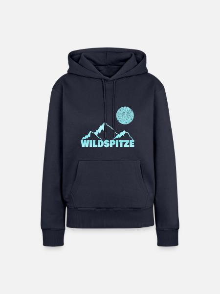 Bergsteigen wildspitze - Frauen Premium Bio Hoodie - Navy