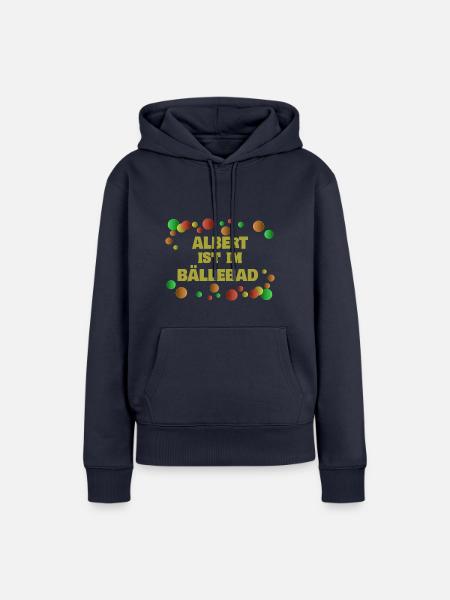 Geschenk für Albert - Frauen Premium Bio Hoodie - Navy