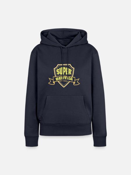 Frauenname Bertha - Frauen Premium Bio Hoodie - Navy