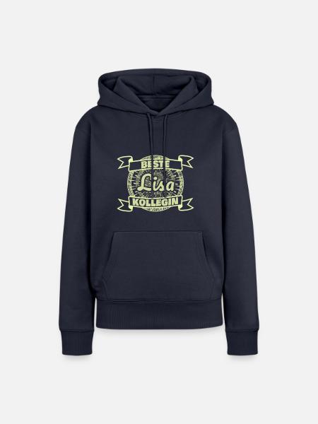 Lisa - Frauen Premium Bio Hoodie - Navy