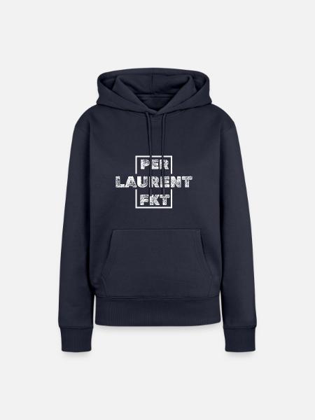 Perfekt Laurent - Frauen Premium Bio Hoodie - Navy