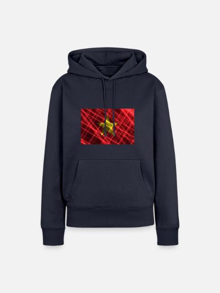 Vietnam - Frauen Premium Bio Hoodie - Navy