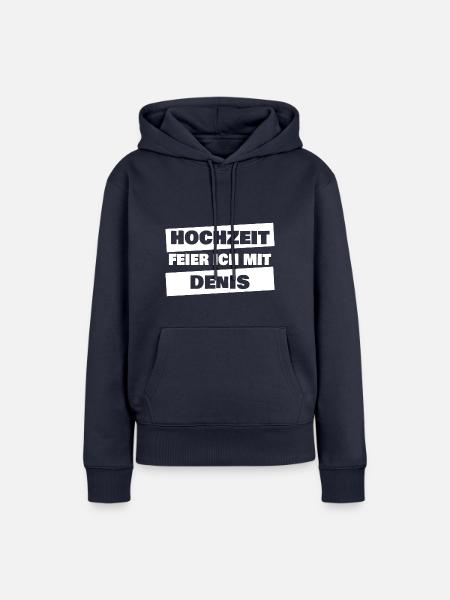 JGA Denis - Frauen Premium Bio Hoodie - Navy