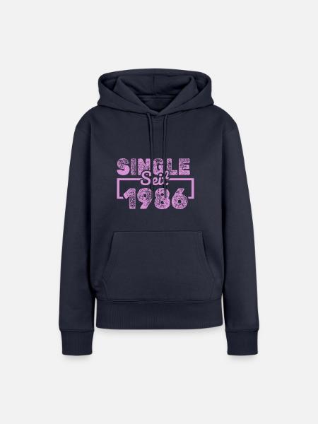 1986 1986 - Frauen Premium Bio Hoodie - Navy
