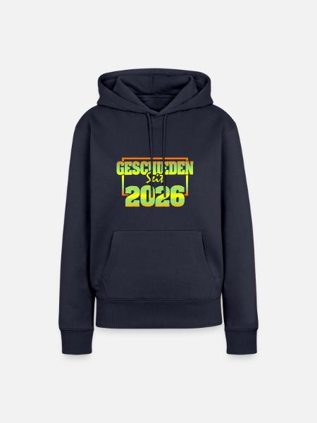Ehemann 2026 - Frauen Premium Bio Hoodie - Navy