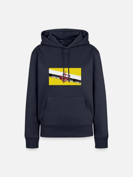 Brunei - Frauen Premium Bio Hoodie - Navy