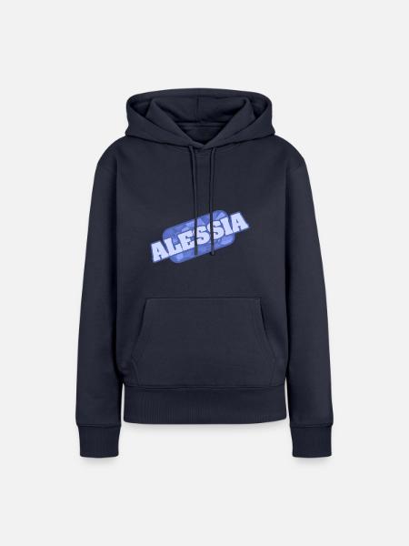 Alessia - Frauen Premium Bio Hoodie - Navy