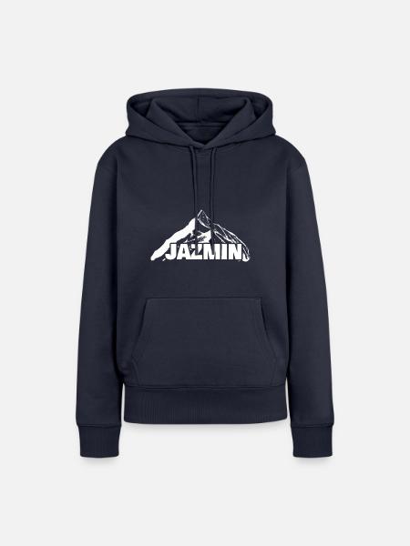 Klettern Jazmin - Frauen Premium Bio Hoodie - Navy