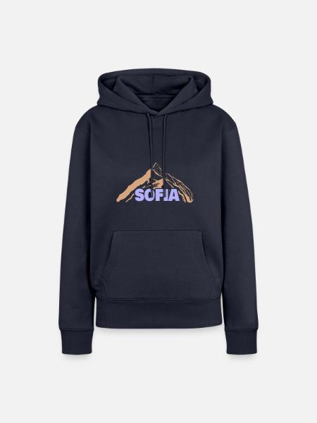 Sofia als Geschenkidee - Frauen Premium Bio Hoodie - Navy