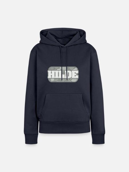 Gesundheit Hilde - Frauen Premium Bio Hoodie - Navy