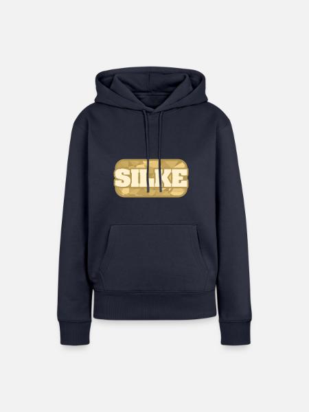 Silke als Gesundheit - Frauen Premium Bio Hoodie - Navy