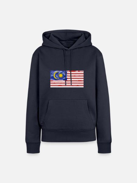 Malaysia - Frauen Premium Bio Hoodie - Navy